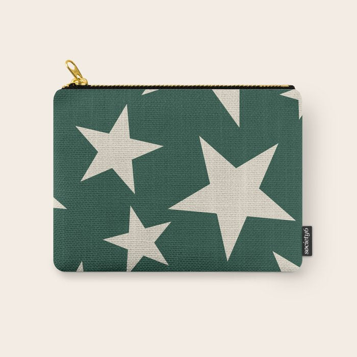 Big Ol Stars Old Money Green Carry All Pouch Gallery Image 1