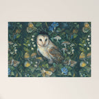 Barn Owl Forest Welcome Mat Gallery Image 1