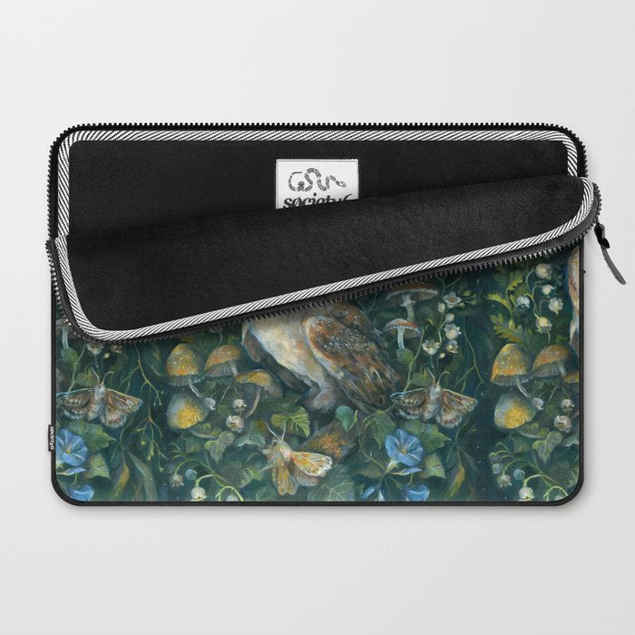 Barn Owl Forest Laptop Sleeve Gallery Image 2