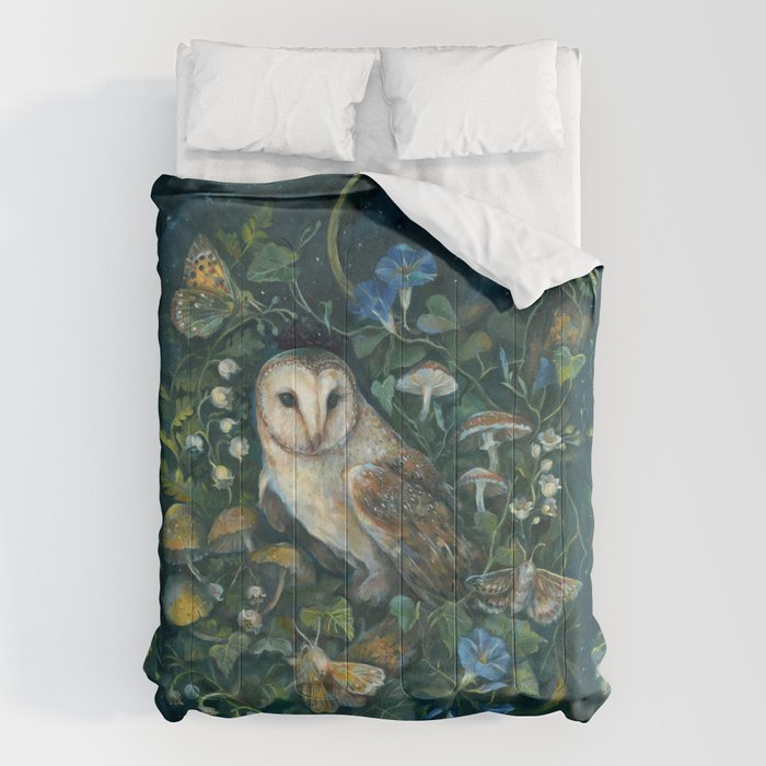 Barn Owl Forest Comforter Gallery Image 6