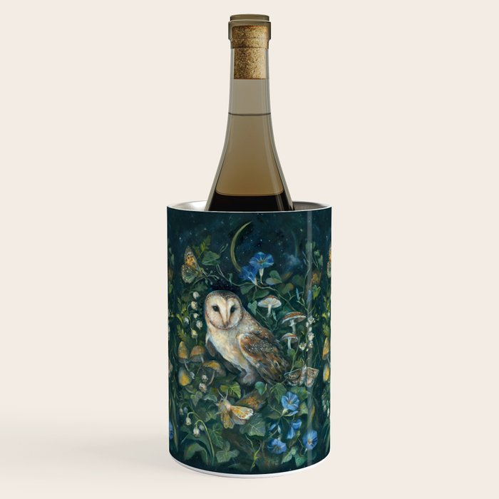 Barn Owl Forest Wine Chiller Gallery Image 1