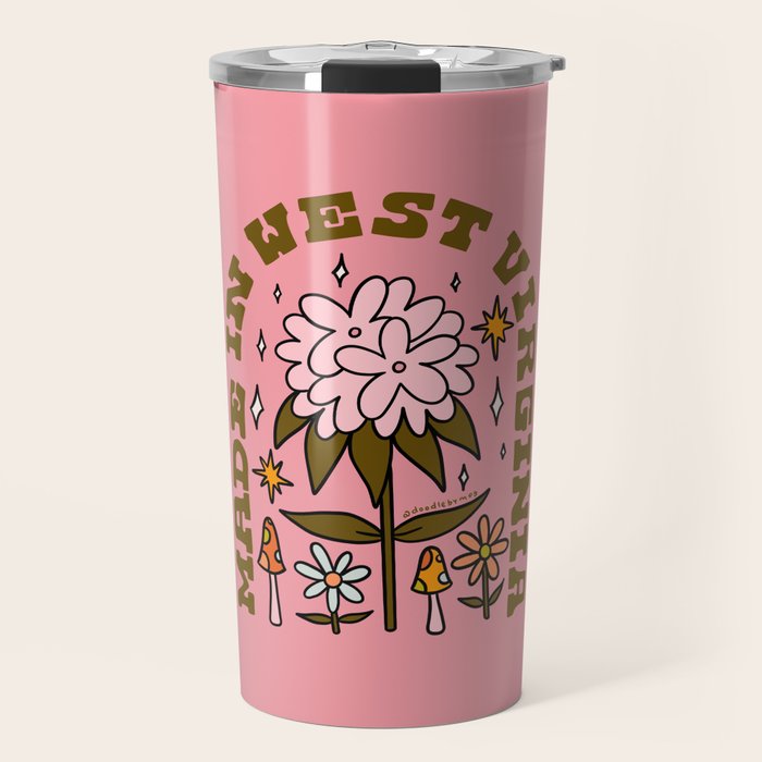 Made In West Virginia Travel Mug Gallery Image 1