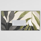 Abstract Art Tropical Leaves 92 Desk Mat Gallery Image 1