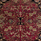 Antique Persian Isfahan Plum Burgundy Spice Carpet Coffee Mug Gallery Image 2