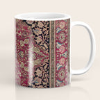 Antique Persian Isfahan Plum Burgundy Spice Carpet Coffee Mug Gallery Image 1