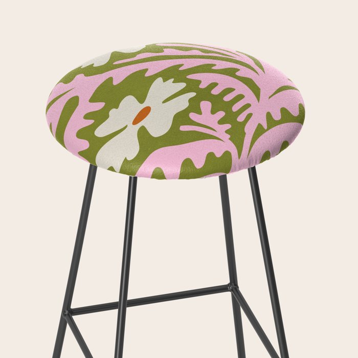 Wasabi & Cupid: Les Fleurs | Flower Market Color Series 10 Stool Gallery Image 2