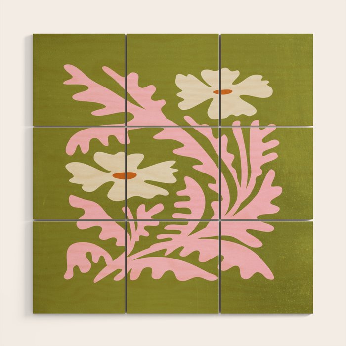 Wasabi & Cupid: Les Fleurs | Flower Market Color Series 10 Wood Wall Art Gallery Image 1