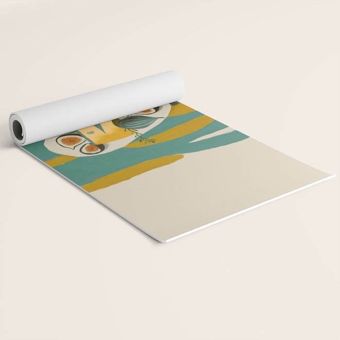 Modern Fig Still Life Yoga Mat Gallery Image 2