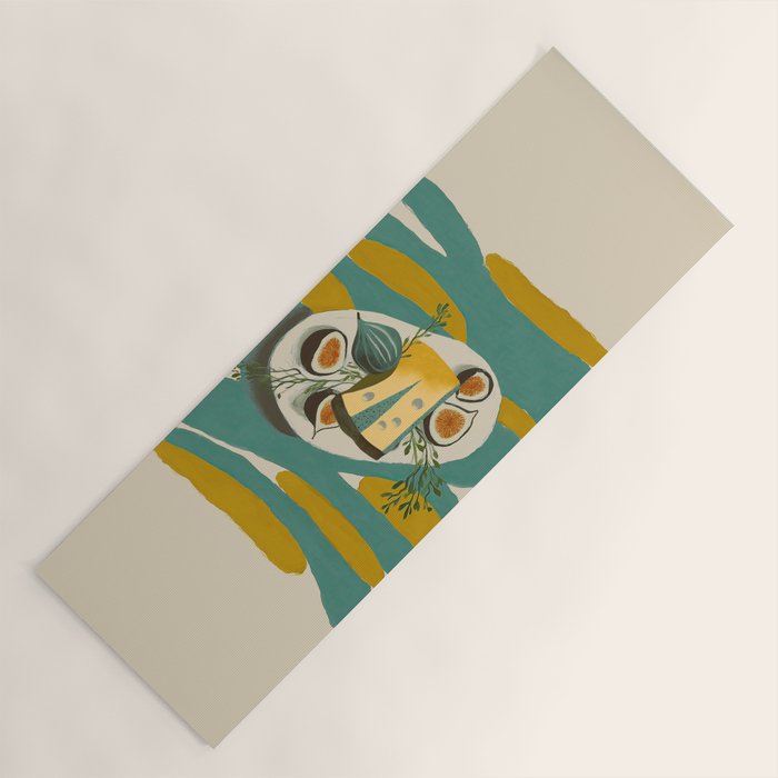 Modern Fig Still Life Yoga Mat Gallery Image 1