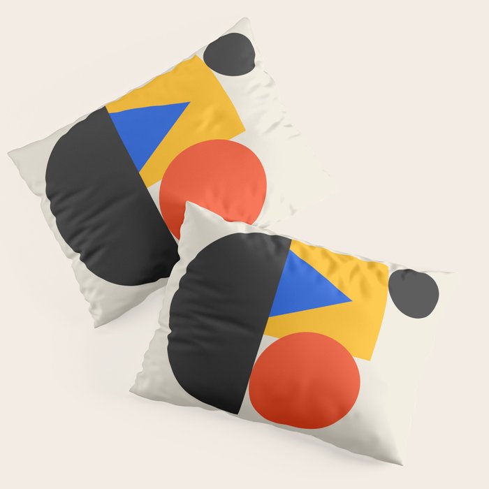 Balance 02: Bauhaus Mid-Century Edition Pillow Sham Gallery Image 1