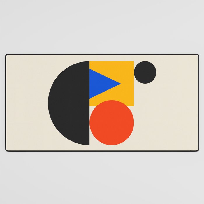 Balance 02: Bauhaus Mid-Century Edition Desk Mat Gallery Image 3