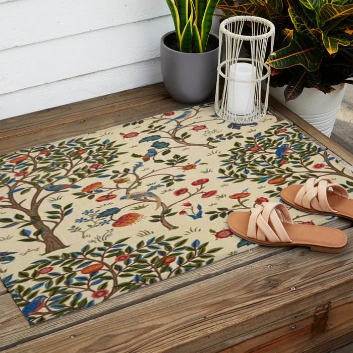 William Morris Kelmscott Tree Outdoor Rug Gallery Image 2
