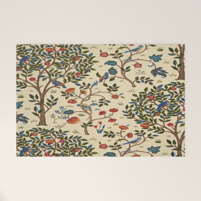 William Morris Kelmscott Tree Welcome Mat Gallery Image 1