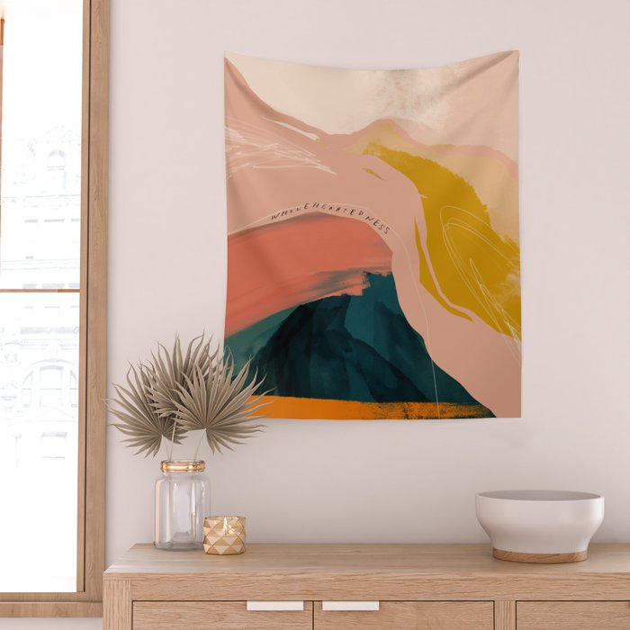 "Wholeheartedness" Wall Tapestry Gallery Image 2