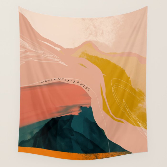 "Wholeheartedness" Wall Tapestry Gallery Image 1