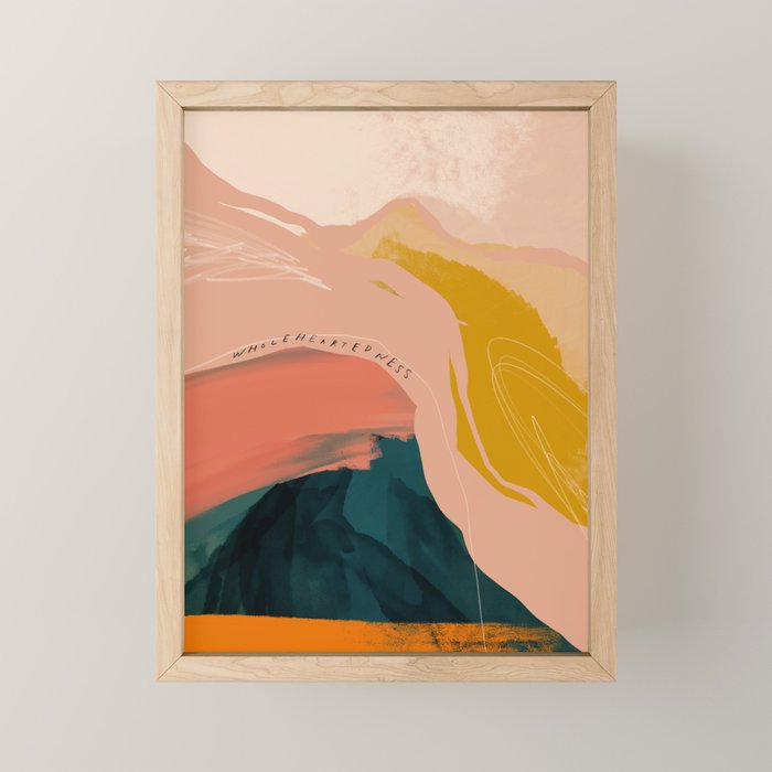 "Wholeheartedness" Mini Art Print Gallery Image 1