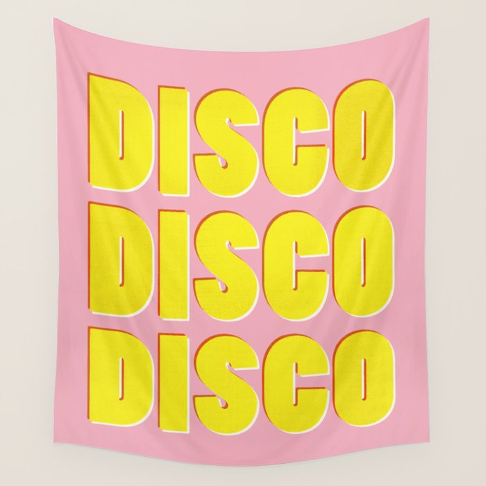 DISCO DISCO DISCO Wall Tapestry Gallery Image 4
