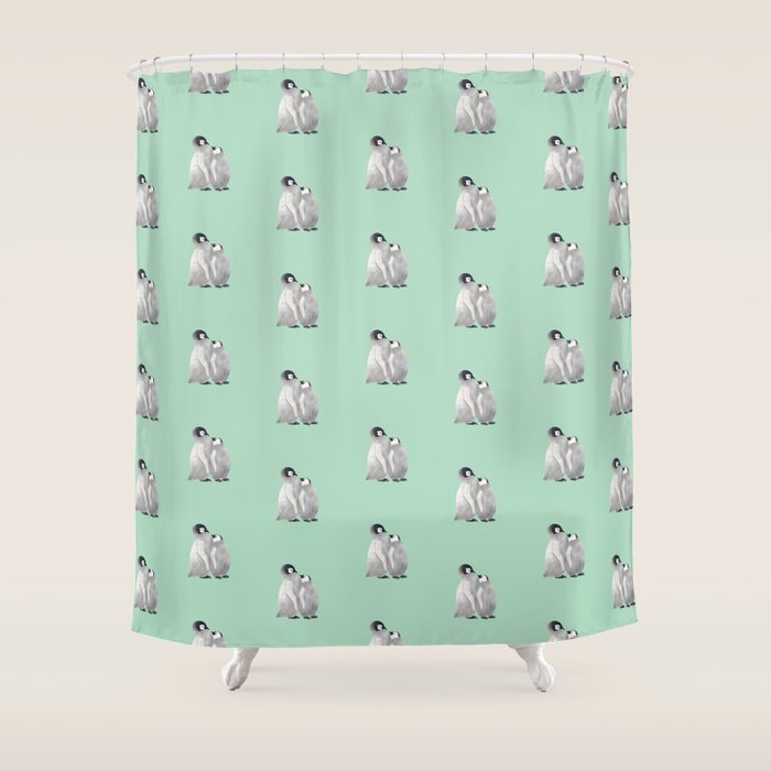 Baby Penguins Shower Curtain Gallery Image 1