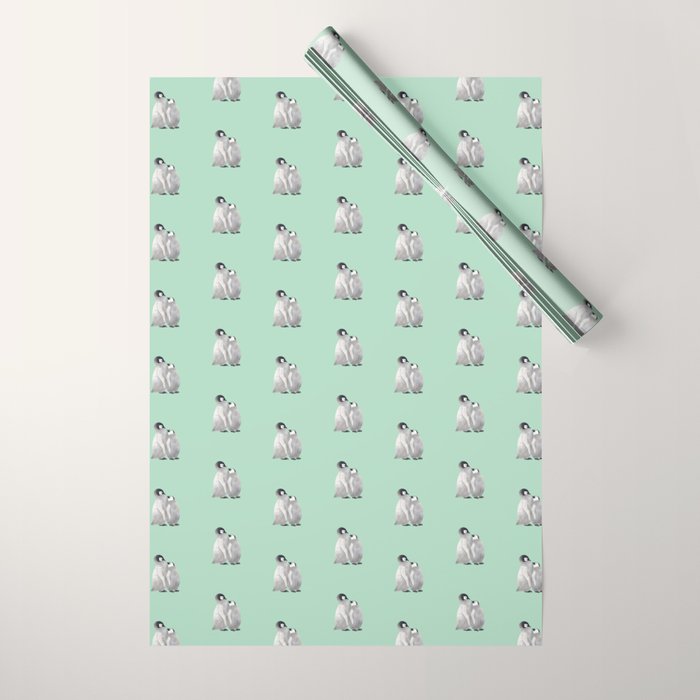 Baby Penguins Wrapping Paper Gallery Image 1