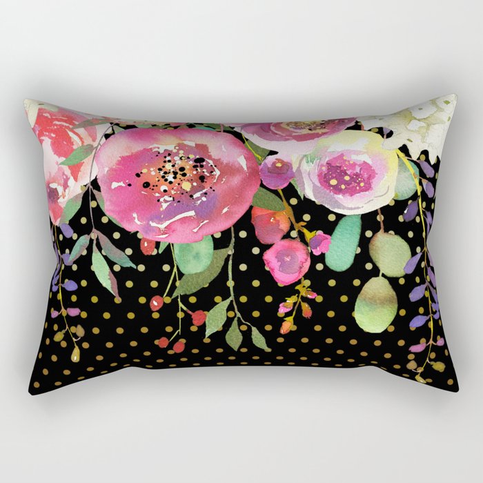 Flowers bouquet #31 Rectangular Pillow Gallery Image 2