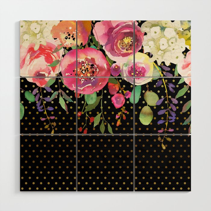 Flowers bouquet #31 Wood Wall Art Gallery Image 1