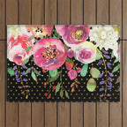 Flowers bouquet #31 Outdoor Rug Gallery Image 1