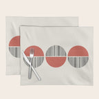 Minimalist circles Placemat Gallery Image 1