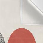 Minimalist circles Wall Tapestry Gallery Image 3