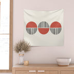 Minimalist circles Wall Tapestry Gallery Image 2