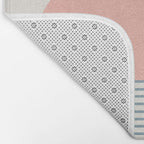 Sunrise Sunset V - Pink Blue Bath Mat Gallery Image 2