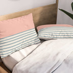 Sunrise Sunset V - Pink Blue Pillow Sham Gallery Image 2