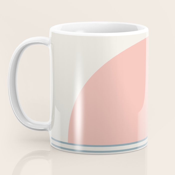 Sunrise Sunset V - Pink Blue Coffee Mug Gallery Image 3