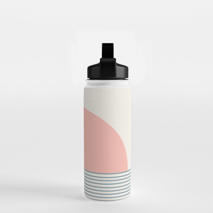 Sunrise Sunset V - Pink Blue Water Bottle Gallery Image 2