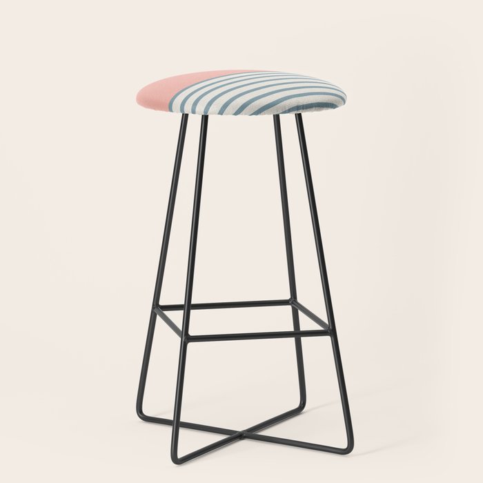 Sunrise Sunset V - Pink Blue Stool Gallery Image 1