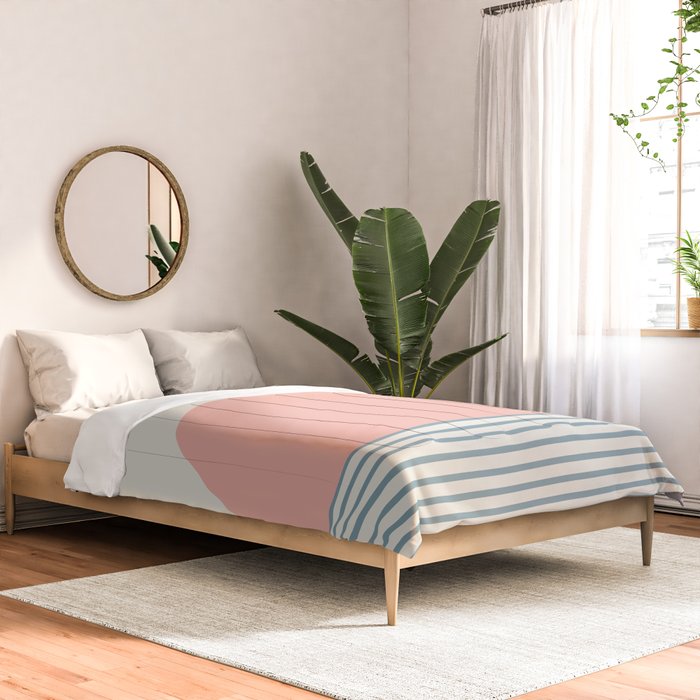 Sunrise Sunset V - Pink Blue Comforter Gallery Image 2