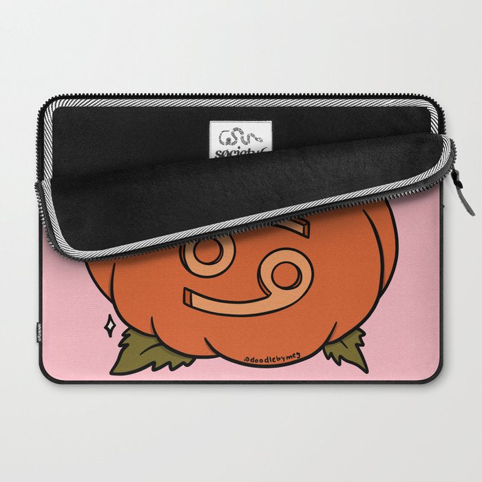 Cancer Pumpkin Laptop Sleeve Gallery Image 2