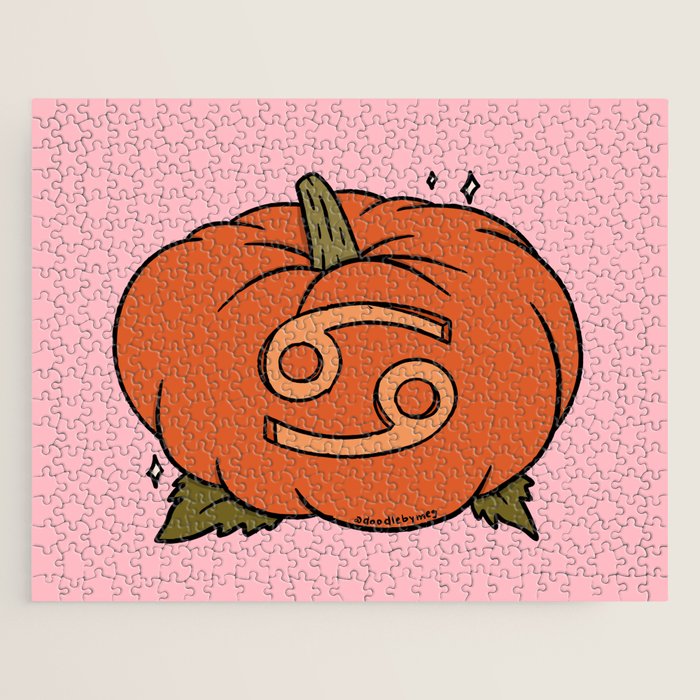 Cancer Pumpkin Jigsaw Puzzle Gallery Image 1