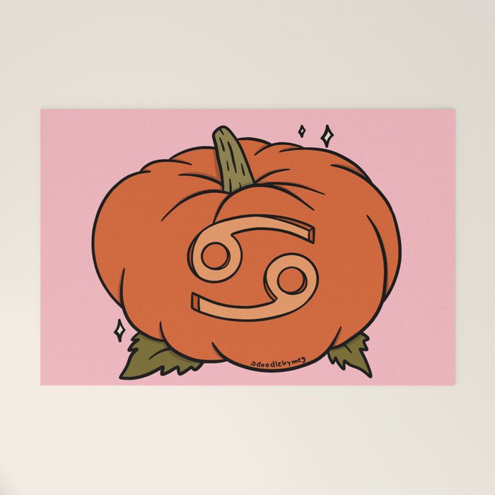Cancer Pumpkin Welcome Mat Gallery Image 1