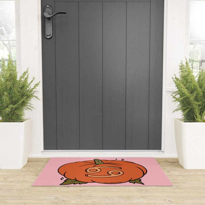 Cancer Pumpkin Welcome Mat Gallery Image 3