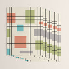 Mid Century Modern Geometric 3 Wrapping Paper Gallery Image 3