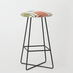 Mid Century Modern Geometric 3 Stool Gallery Image 1