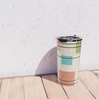 Mid Century Modern Geometric 3 Travel Mug Gallery Image 4