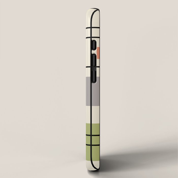 Mid Century Modern Geometric 3 iPhone Case Gallery Image 2