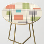 Mid Century Modern Geometric 3 Side Table Gallery Image 2