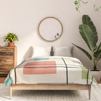 Mid Century Modern Geometric 3 Comforter Gallery Image 3