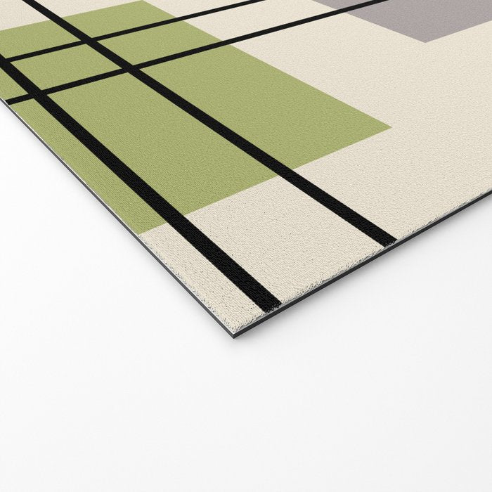 Mid Century Modern Geometric 3 Welcome Mat Gallery Image 2