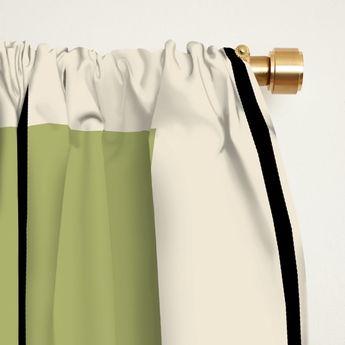 Mid Century Modern Geometric 3 Window Curtain Gallery Image 2