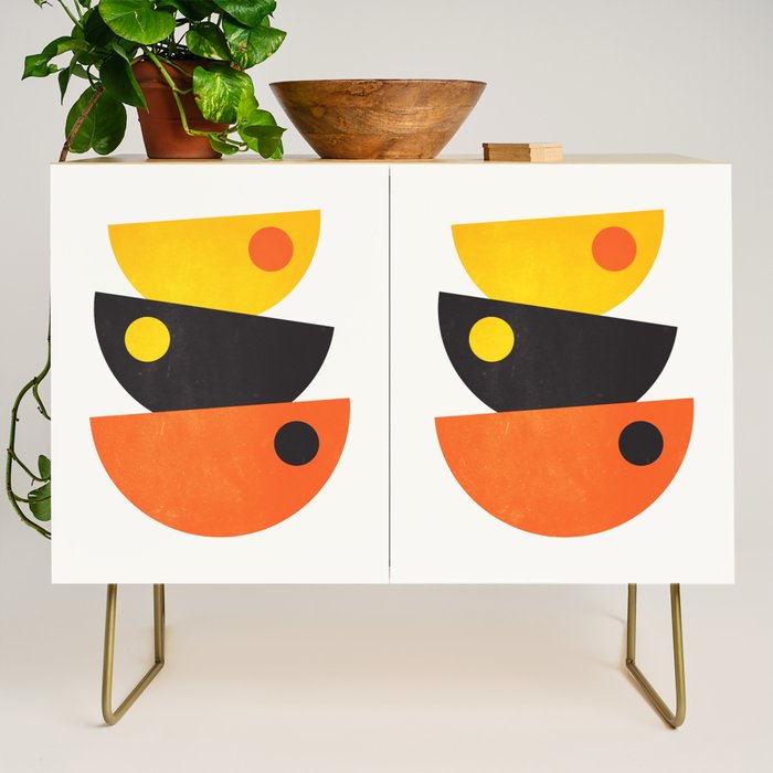 Balance 01: Bowls | Mid-Century Edition Credenza Gallery Image 1