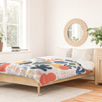 Abstract organic nature art pattern Duvet Cover Gallery Image 2