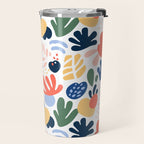 Abstract organic nature art pattern Travel Mug Gallery Image 2